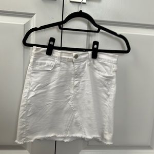 Flying Monkey White Jean skirt